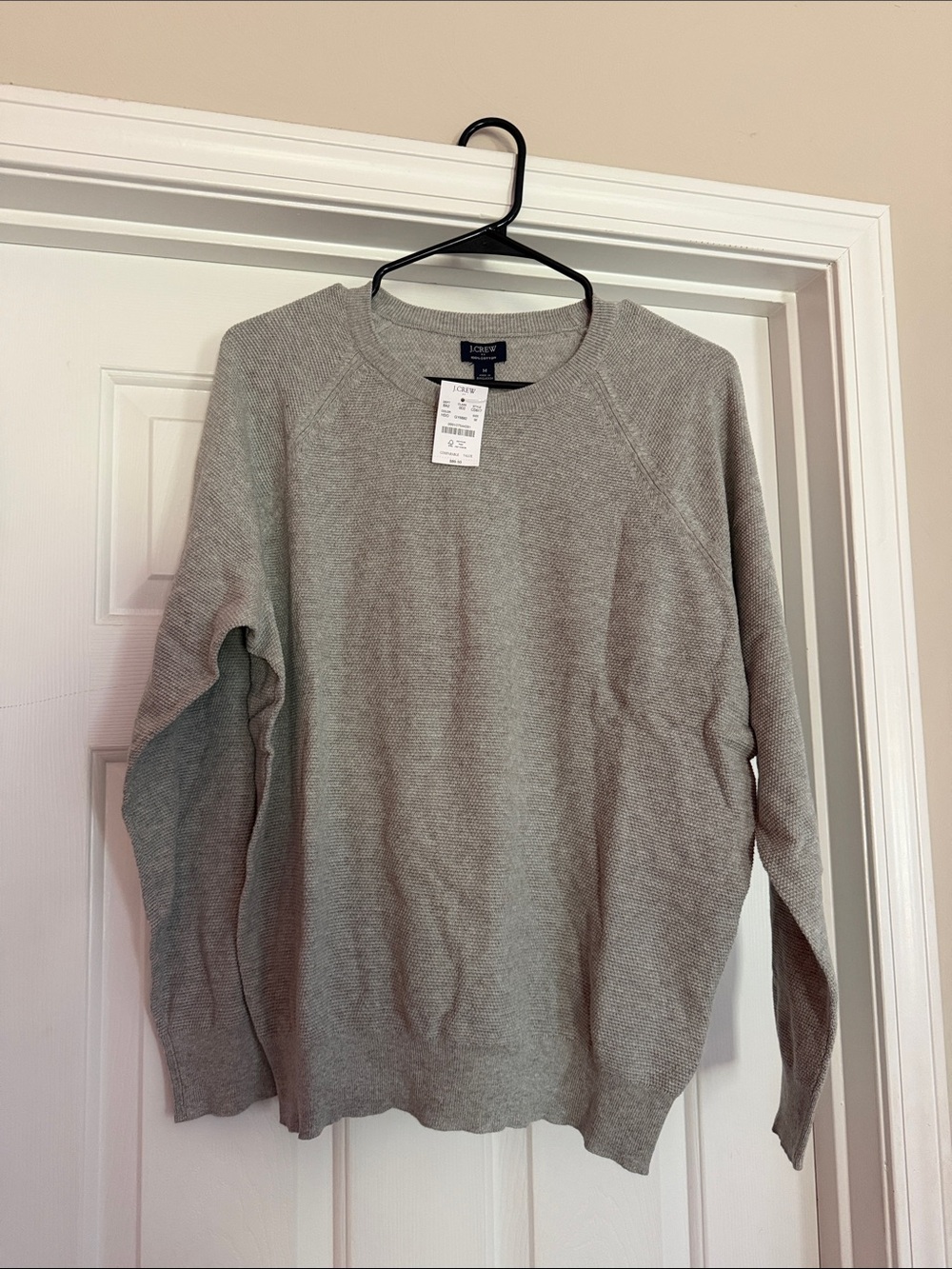 J. Crew women’s Light Gray Crewneck Sweater